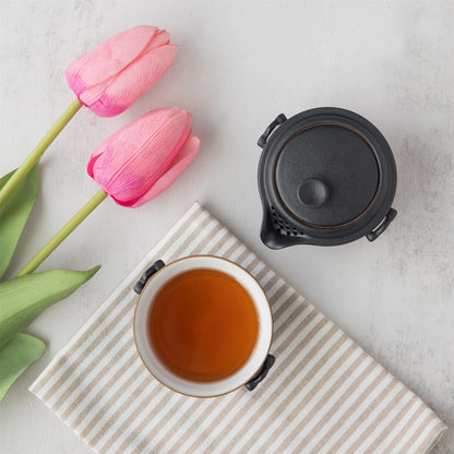 Chinese Travel Gaiwan Tea Set for One